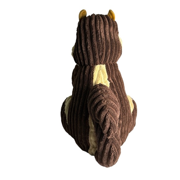 Morgan Home Squirrel Chipmunk “Dale” Weighted Plush Door Stopper Brown Corduroy - Picture 5 of 11